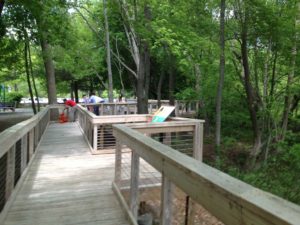 The new boardwalk made accessible spectacular views of the Marsh and reduced human intrusion to the fragile habitat. Located along the path are strategically placed viewing nodes.
