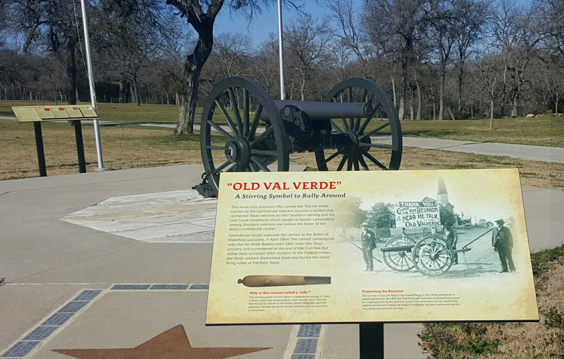 Old Val Verde, a Civil War-era cannon that Reunion Grounds campers fired to start and end each day.