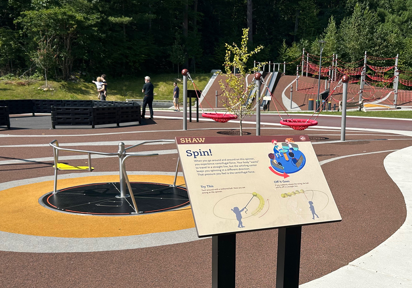 playground signage at the Shaw Elementary School